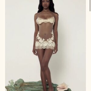 Mirror Palais Anemone Mini Dress XS